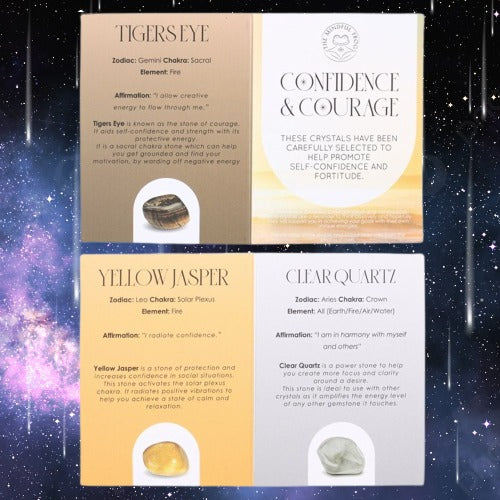 Confidence & Courage Healing Crystal Set