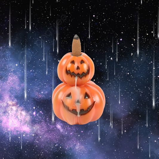 Stacked Pumpkins Backflow Incense Burner