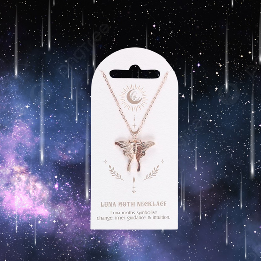 Luna Moth Pendant Necklace