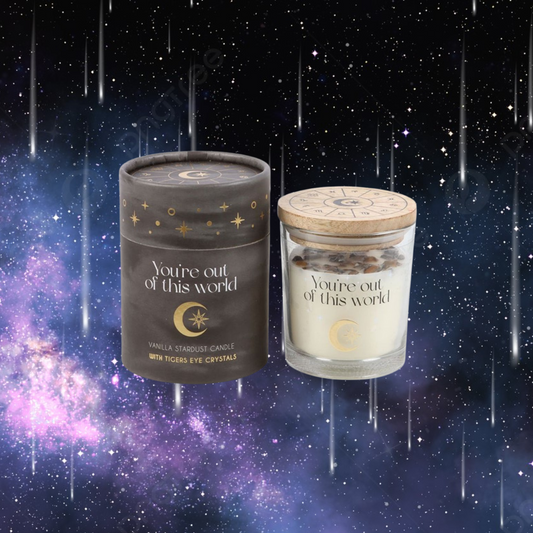 Vanilla Stardust Crystal Chip Candle