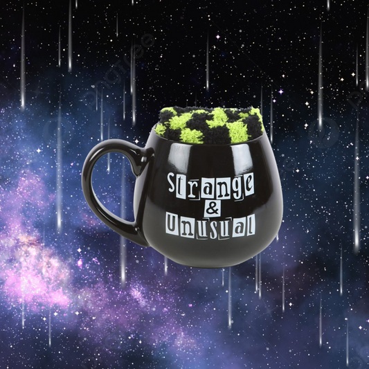 Strange & Unusual Mug and Socks Set