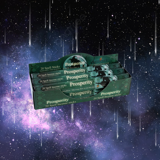 Set of 6 Packets of Prosperity Spell Incense Sticks by Lisa Parker