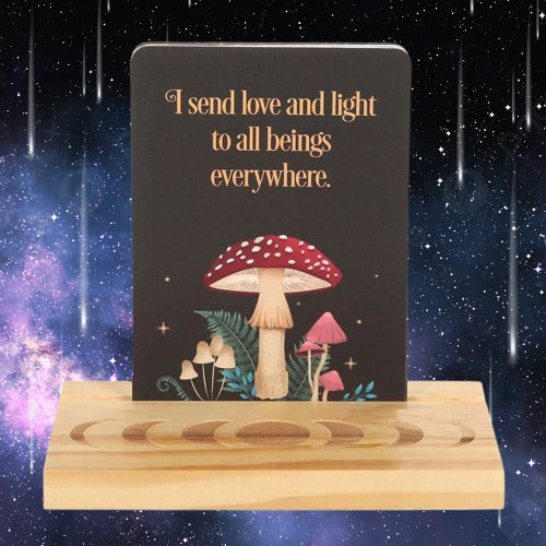 Affirmation Cards with Wooden Stand