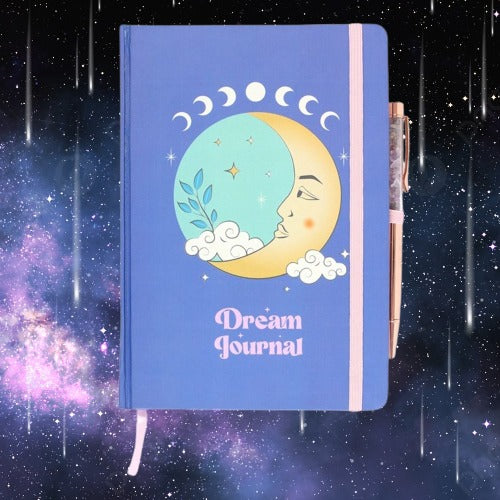 The Moon Dream Journal with Amethyst Pen