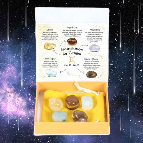 Gemini Crystal Tumblestone Set