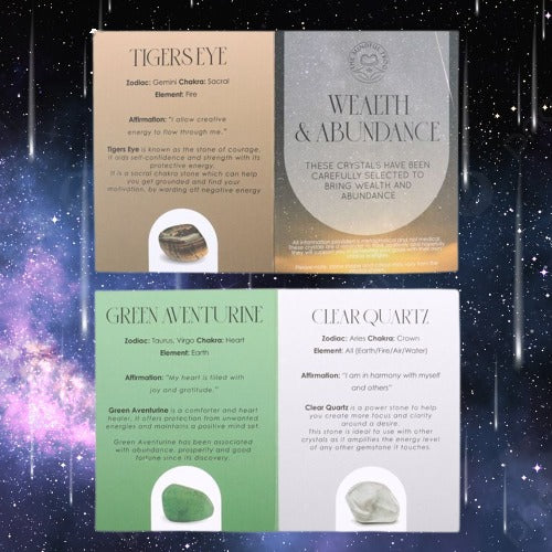 Wealth & Abundance Healing Crystal Set