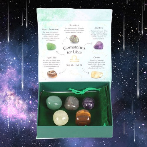 Libra Crystal Tumblestone Set