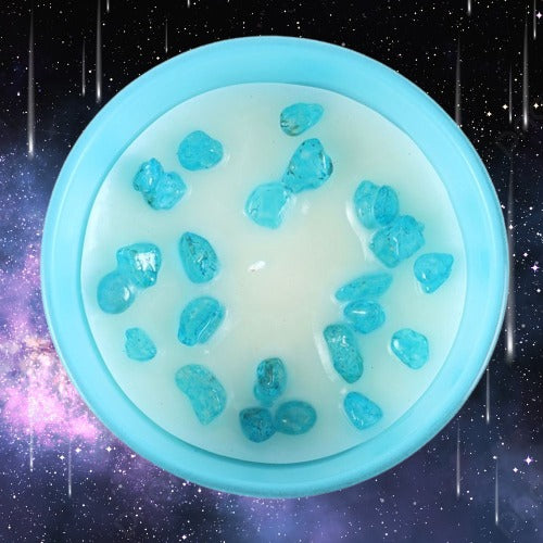 Pisces Gardenia Gemstone Zodiac Candle