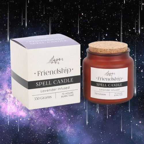 Lavender Infused Friendship Spell Candle