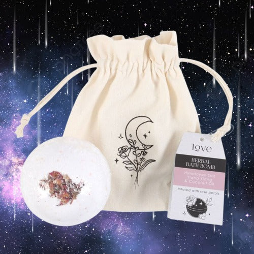 'Love' Herbal Ylang Ylang Bath Bomb