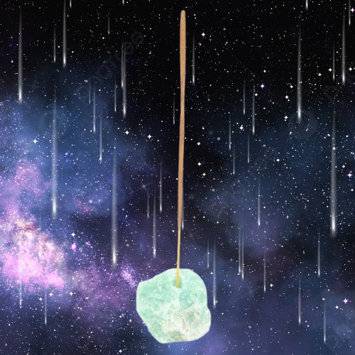 Balance with Green Fluorite: Incense Holder