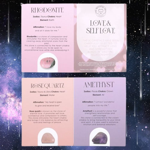 Love & Self Love Healing Crystal Set