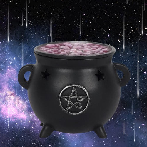 Pentagram Cauldron Incense Cone Holder
