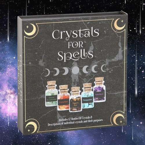 Crystals for Spells Crystal Chip Bottle Gift Set