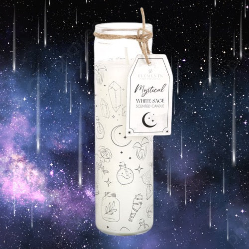 Mystical White Sage Tube Candle