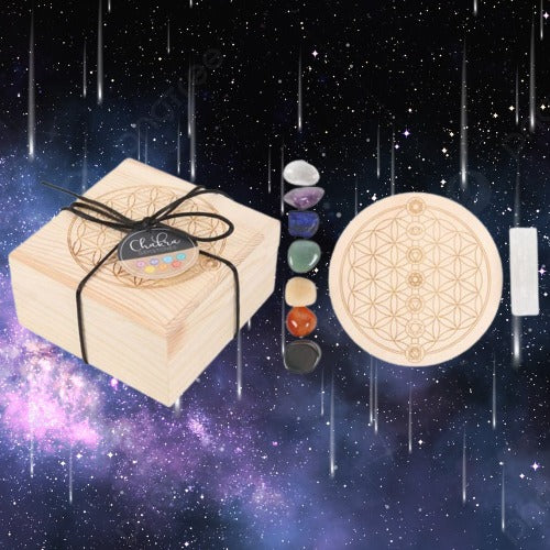 Chakra Crystal Grid Gift Set
