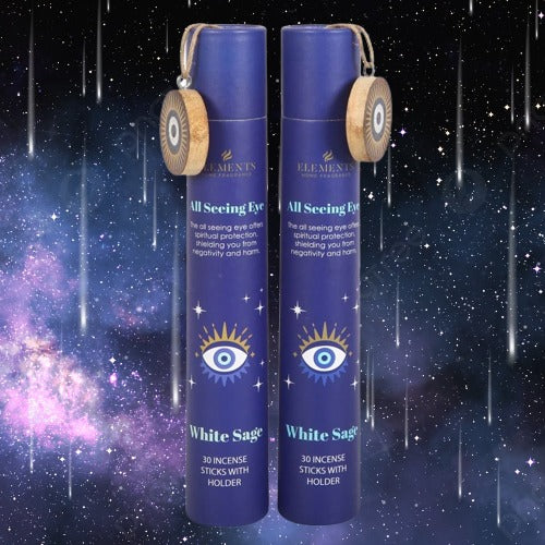Set of 12 All Seeing Eye White Sage Incense Stick Gift Sets