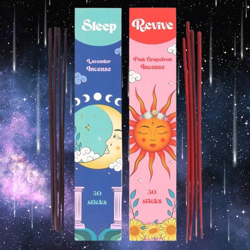 Set of 2 Sleep & Revive Incense Stick Sets