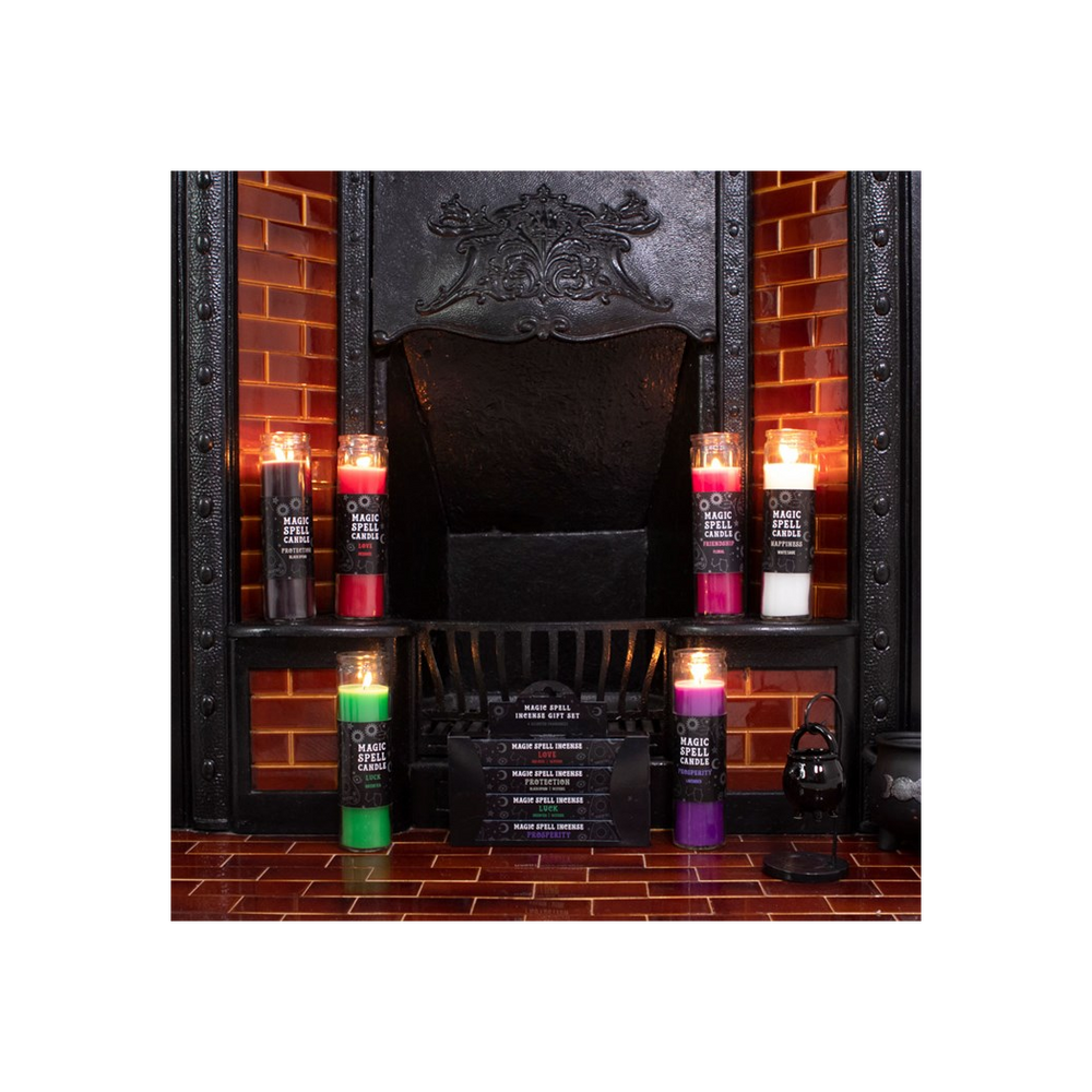 Candle Magic for Good Fortune: Green Tea Tube Candle